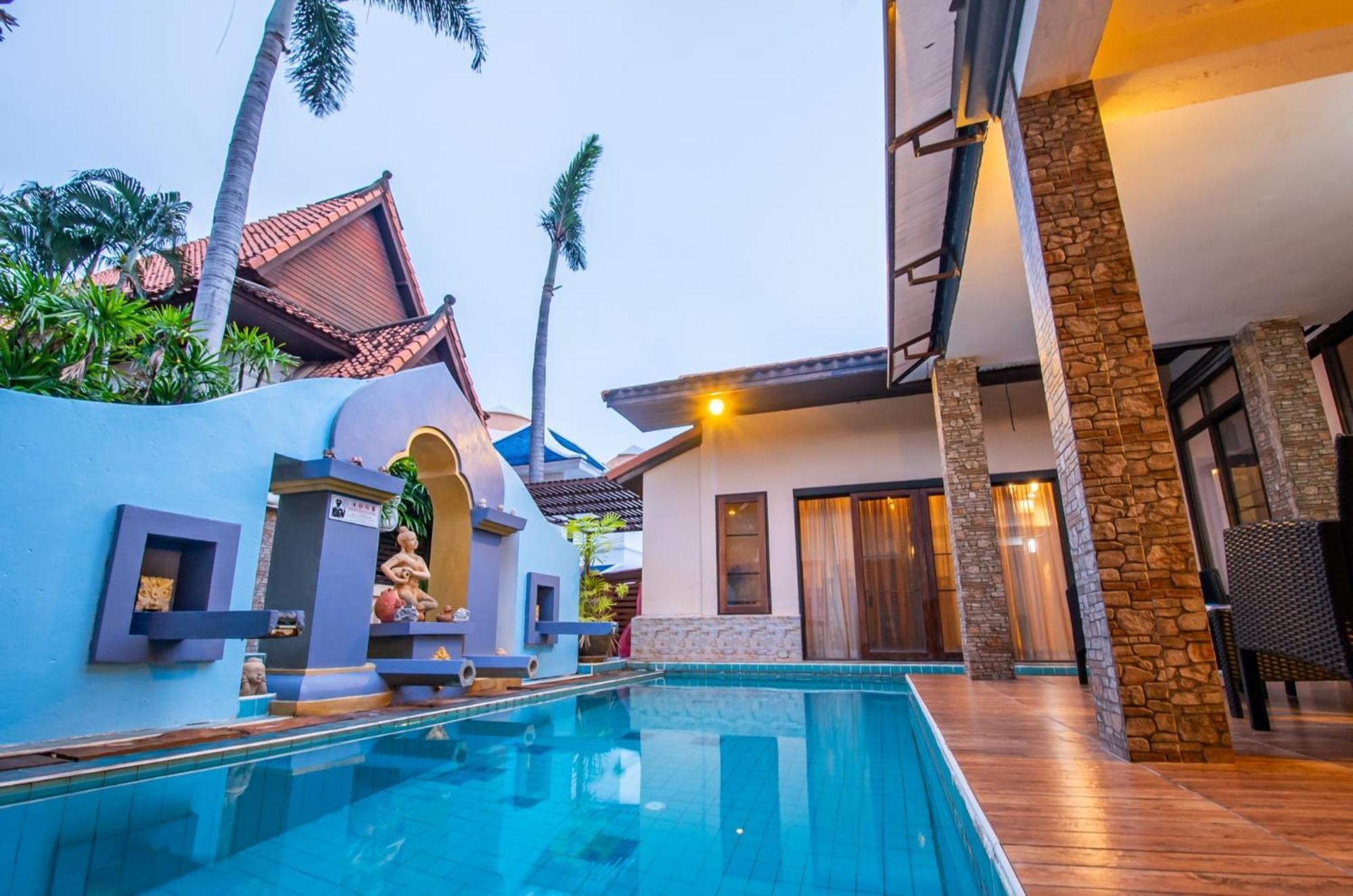 4Br Bali Style Private Pool Villa Siya พูลวิลล่าพัทยา パッタヤー エクステリア 写真